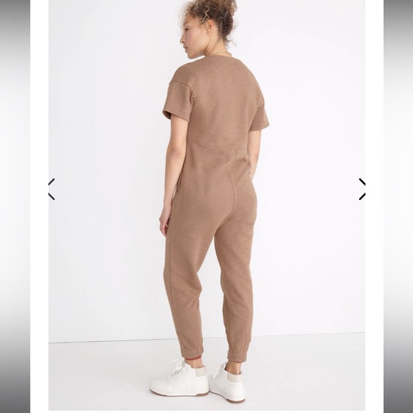 MWL by Maxwell Brown Short-Sleeve Coverall Jumpsuit. OBO - Picture 9 of 10